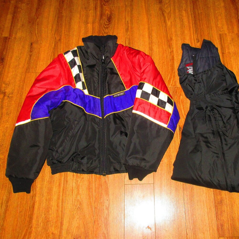 JOE ROCKET Sports Gear Men's NYLON Jacket & Snowmobile Bib Snow Pants Size M